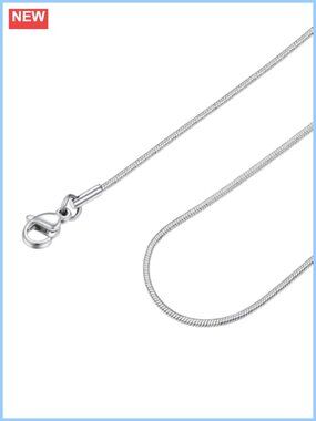 Snake Chain Necklace 14K Gold Plated Womens Chains